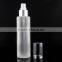 wholesale empty 100ml 120ml 150ml frosted glass bottle for cosmetic with spray pump stock