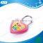 AJF new arrival fashion modeling combination colorful metal cute novel heart padlock
