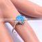 Hot !Custom 925 Sterling Silver Bridal Set Opal Engagement Rings