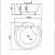 cUPC rounded bath,clear freestanding bathtub,soaker tub for two