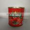 Canned tomato paste 400g tin packed 28%-30% sauce