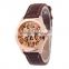 wholesale Leopard printed leather watch for men,male sports quartz wristwatches