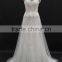 Detachable tulle skirt slim beading belt cap sleeve cording lace wedding dress