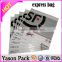 Yason aluminum foil express bag with slie zipper kraft bubble mailers china wholesale courier