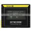 2016 Hot Selling Best Price 18650 26650 Li-ion Battery Charger Original Nitecore D2 With LCD Display