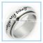 Always My Daughter, Now Too My Friend Stainless Steel Ring