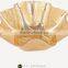 flower design food safel round transparent acrylic fruit plate dry fruit plate