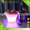 commercial led lighted oval shaped ice bucket