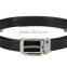 Teakwood Black Leather Casual Reversible Belt For Men