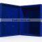 Blue valentine leather gift box with handle
