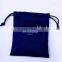 factory price nice printed black velvet coin bag