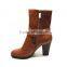 High Heel Superior Quality China Wholesale Pretty Design 2015 fashion ladies winter boots