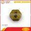 No.8221 Hexagonal customized logo rivet and stud in silver/gold/antique brass color