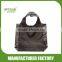 Single layer foldable shopping bag with handle