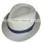 2015 most popular creative professional paper straw fedora hat for men's