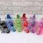 Hot sale cute beautiful transparent pvc cosmetic bags with zipper