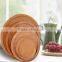 round wooden Eco-friendly fruit tray, kids dinner plate ,Western Food storage tray
