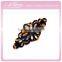 Fashion is hollow-out cellulose acetate hair clips