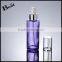 100ml purple glass bottle cosmetic glass bottle with pump                        
                                                                                Supplier's Choice
