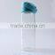 China Innovative Sport BPA Free Transparent Borosilicate Glass Water Bottle manufacturer