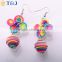 >>> 2016 Best Quality Casual And Fashion Colorful Twining Chinese Knot Ball Drop Earrings For Women/