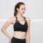 Wholesale new design black yoga bra for sports with pad for sexy girl