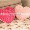 Hot-selling High-class Pink Loving Heart Shape of Marriage Wedding Birthday Gift Plush Sleeping Pillow