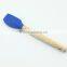 best selling silicone spatula with wooden handle set of 5                        
                                                Quality Choice