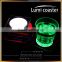 Coaster black light, LED glow coaster for party