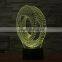 3D Optical Night Light Illusion Circle 7 RGB Light Colors 10 LEDs AA Battery or DC 5V Mixed Lot