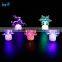 Clear acrylic color changing led christmas light decorations,xmas led flash light ,xmas night light