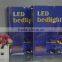 black full set motion sensor digital double bed light