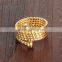 Best Wholesale Websites Gold Fashion Ring With Spring Design