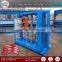 Zinc warehouse metal roofing electric crimping curving roll forming machine