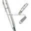 Cheap pen usb flash drive, custom laser pointer usb pen 8GB, metal usb flash drive pen