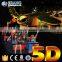 Entertainment roller coaster 5D cinema simulator