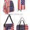fashion foldable backpack America style casual school bag