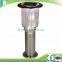 new design stainless steel colourful solar garden lawn light