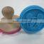 Distney audited factory Custom Mickey design silicone cookie stamp with wooden handle