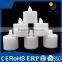 White battary power pillar mini led tealight candle