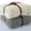 16JWB01 100%cashmere cable knit blanket