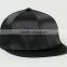 Navy Satin Curved Bill Snapback Baseball Hat Cap with Custom logo