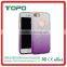 Luxury Ultra thin Flash Powder Bling glitter powder tpu gradient phone case for iphone 7 plus case
