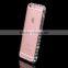 Glitter Bling Rhinestone Diamond Luxury Crystal Diamond Frame Clear Tpu Case Cover for iphone 6 6s plus