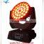 rgbwa 5in1 color changing stage light 36x15w led moving head wash