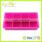8 Cavity Flexible Silicone Ice Cube Tray, Square Whisky Ice Cube Maker