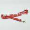 Flat polyester cheap personalize single custom sublimation lanyard