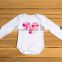 2016 best-selling Valentine Day cotton Long sleeve boys girls romper full bodysuit baby clothes
