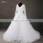 RSW807 V Neckline Detachable Skirt Wedding Dresses Removable Skirt Tulle Overskirt