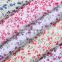 Newest flower design printed microfiber brush fabric for hot sale